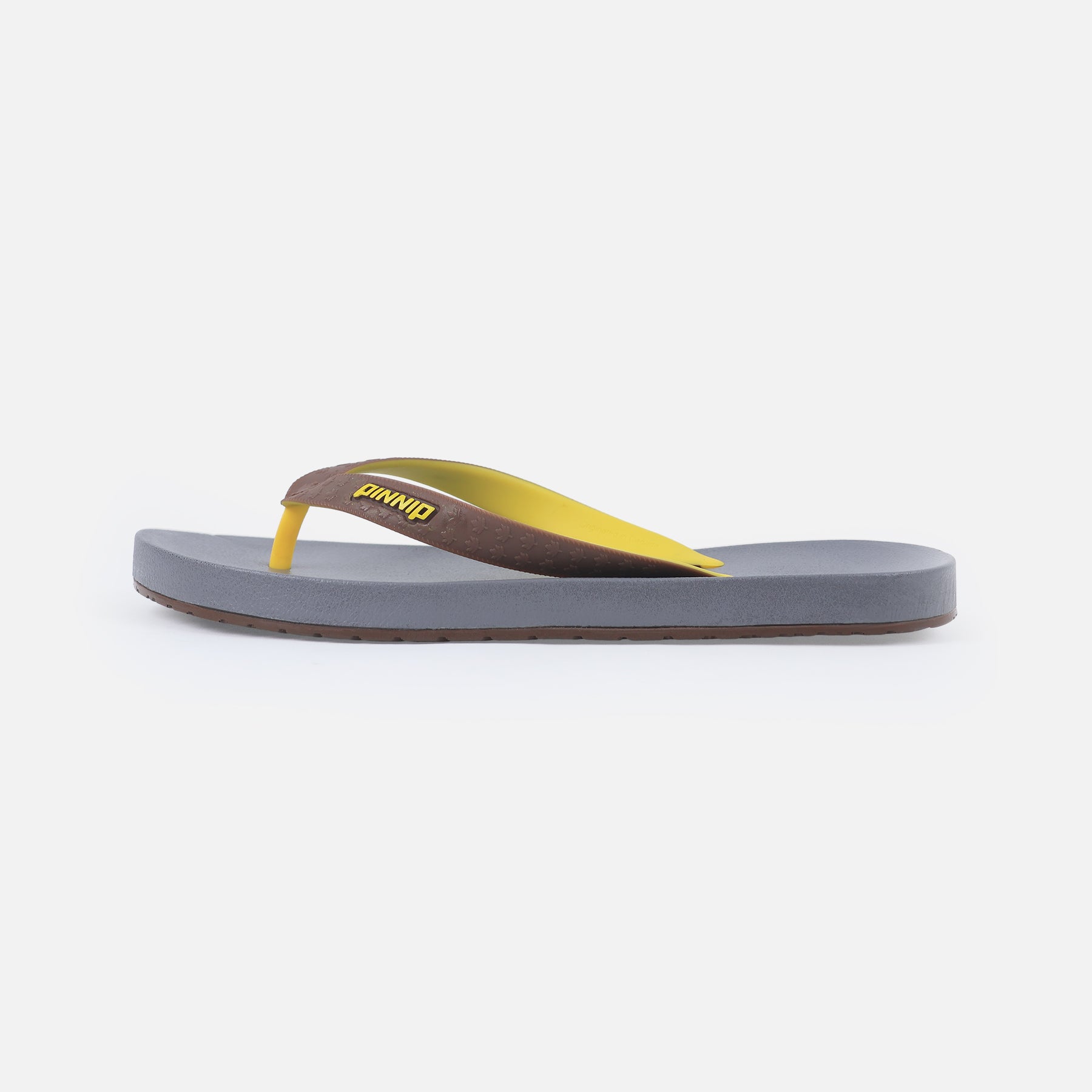 PINNIP-Men's flip-flops Gray/Brown