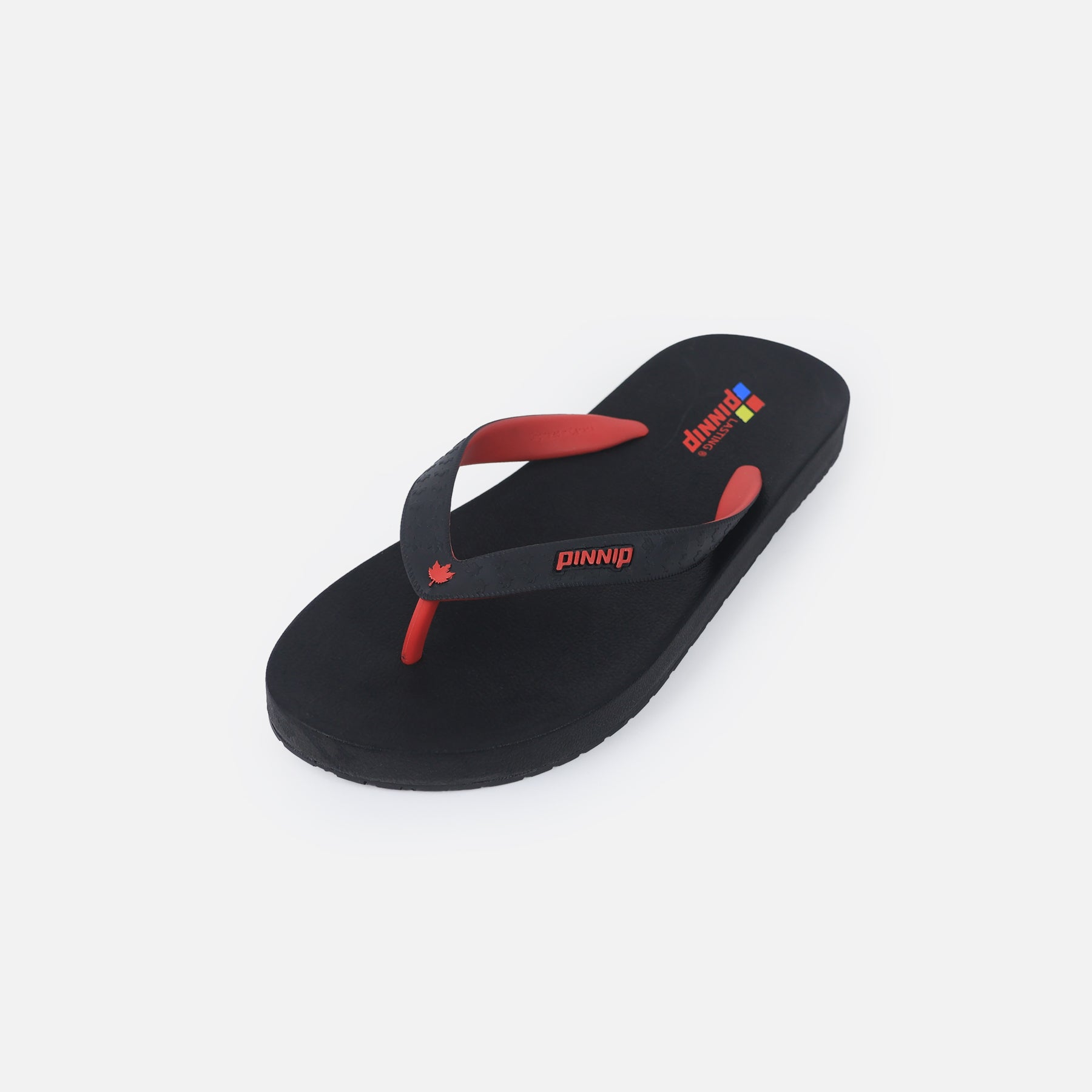 PINNIP-Men's flip-flops Black/Red