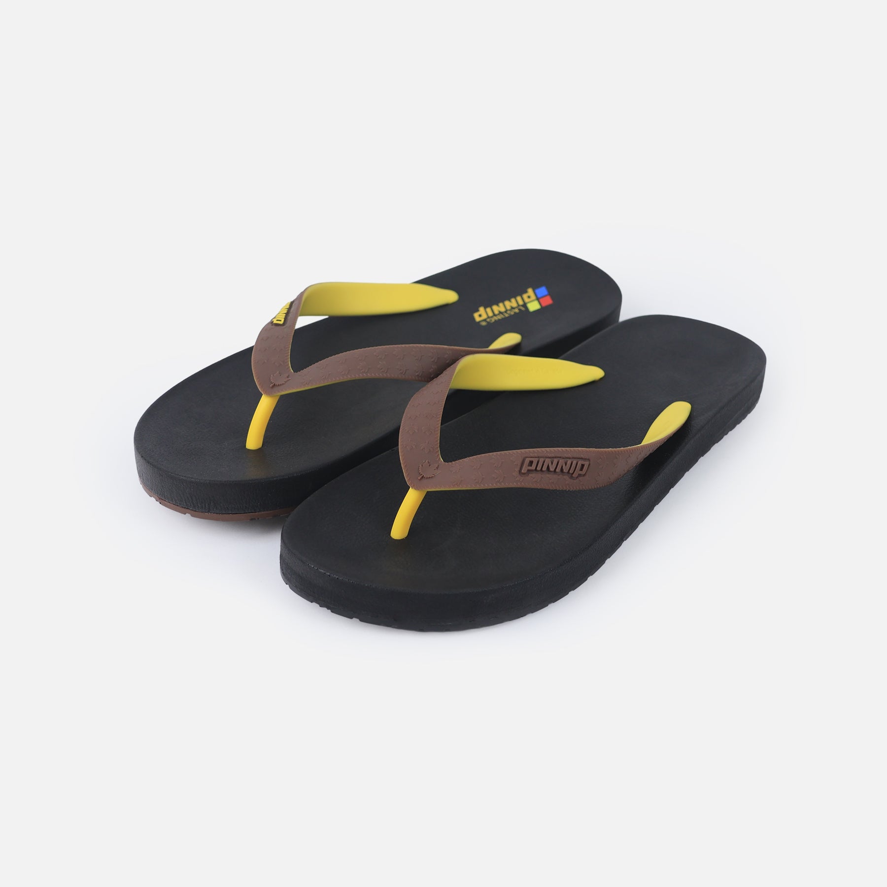 PINNIP-Men's flip-flops Black/Brown