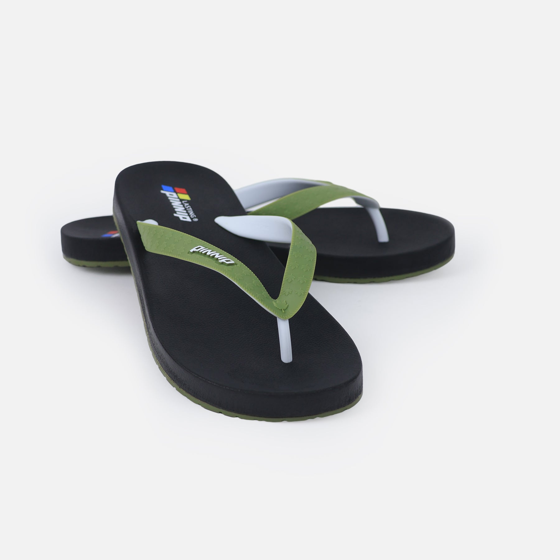 PINNIP-Men's flip-flops Black/Green