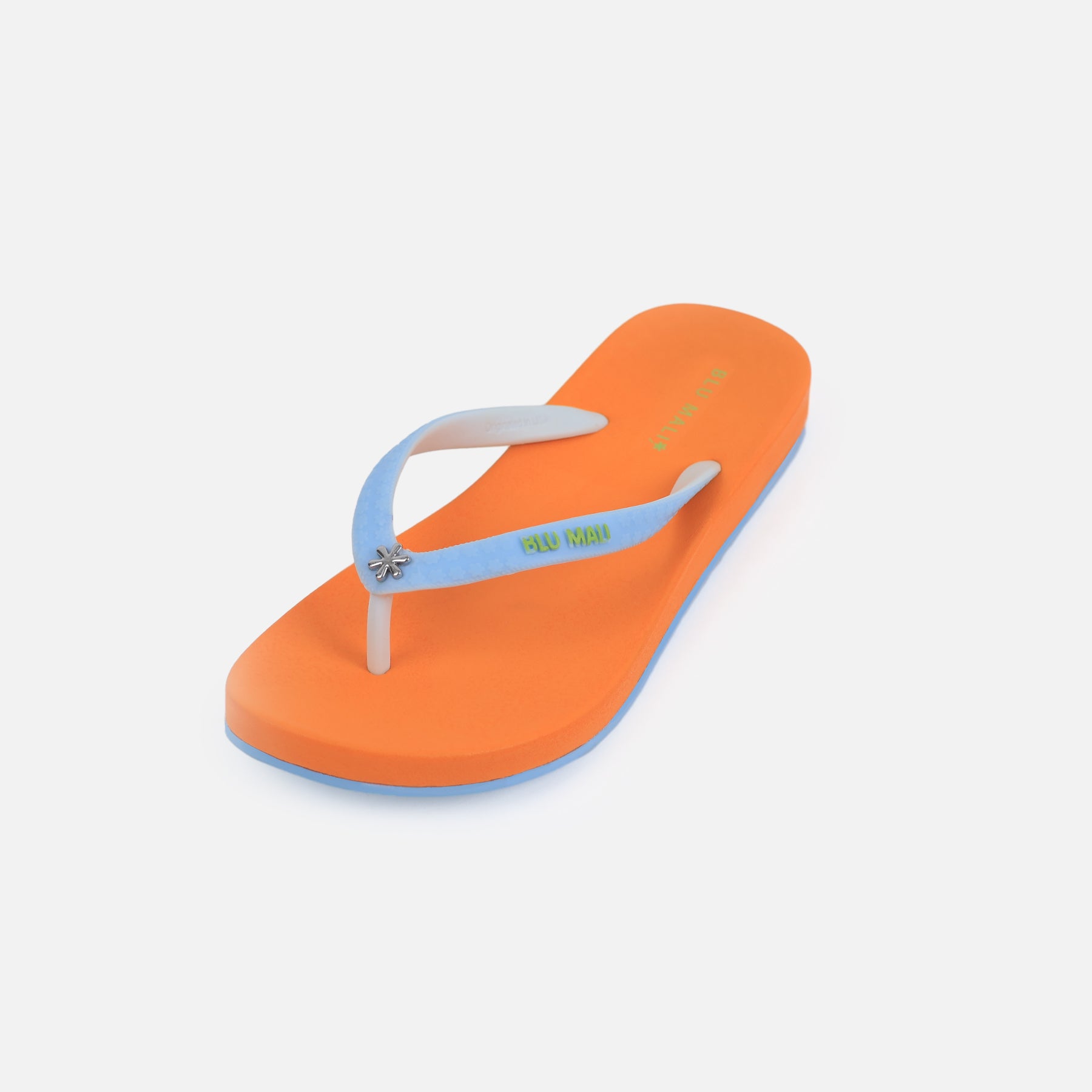 BLU MALI-Women's flip-flops Orange/Blue