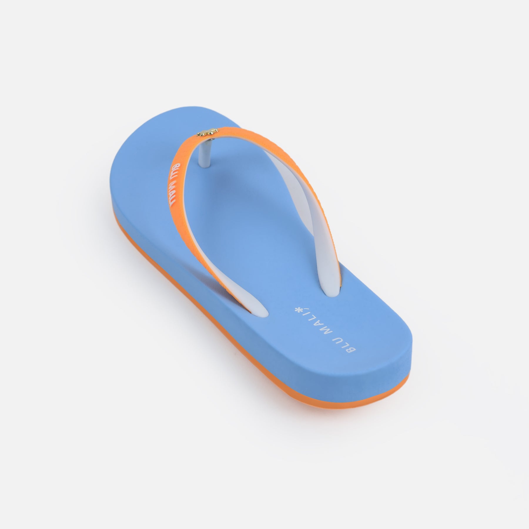 BLU MALI-Women's flip-flops Blue/Orange