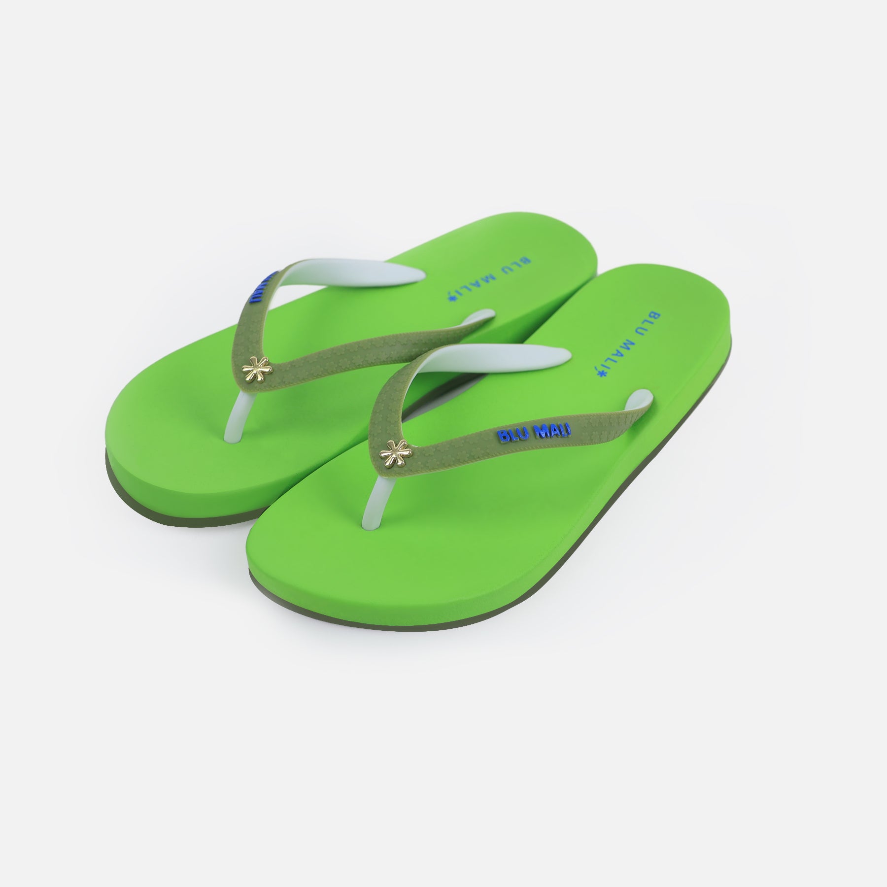 BLU MALI-Women's flip-flops Green