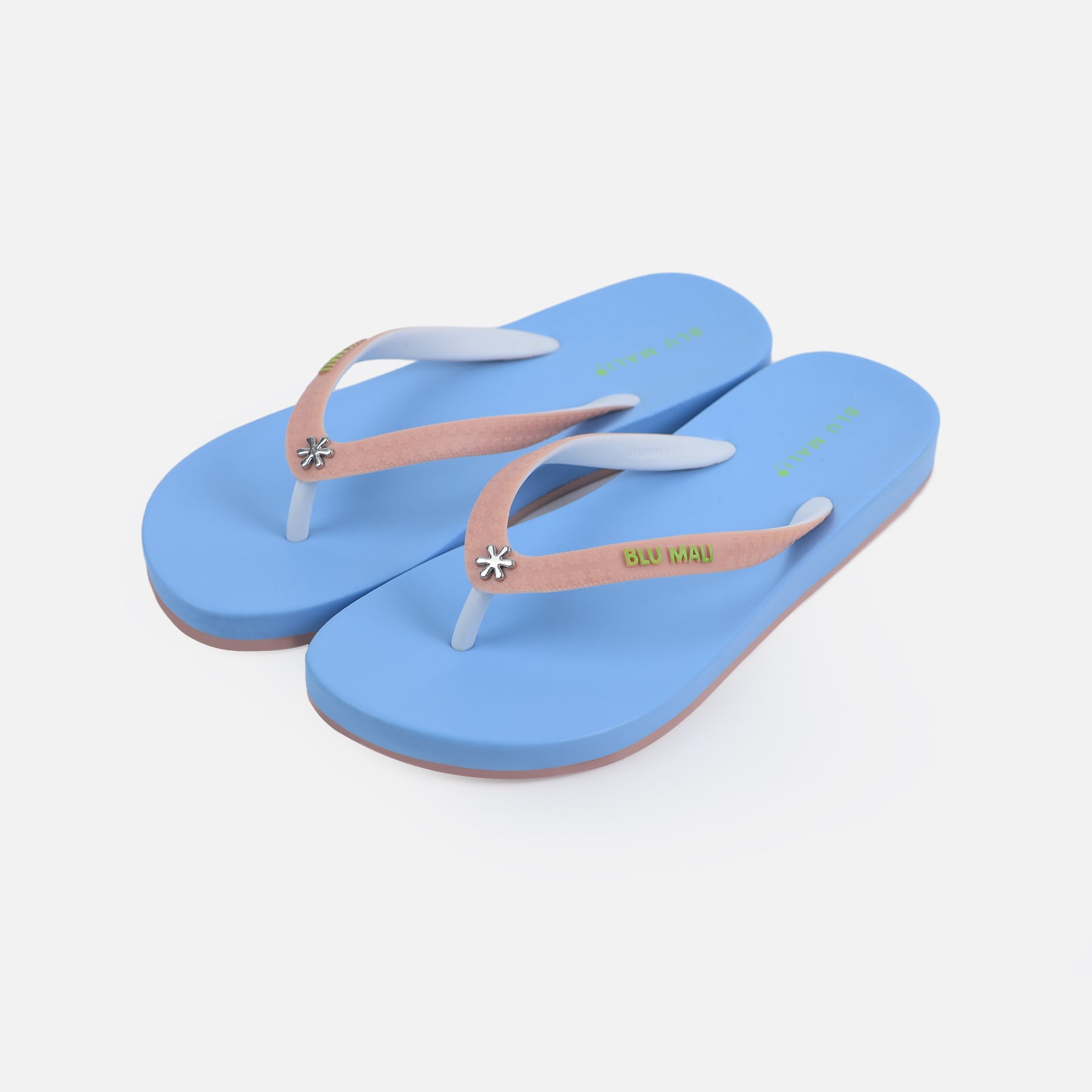 BLU MALI-Women's flip-flops Blue/Pink