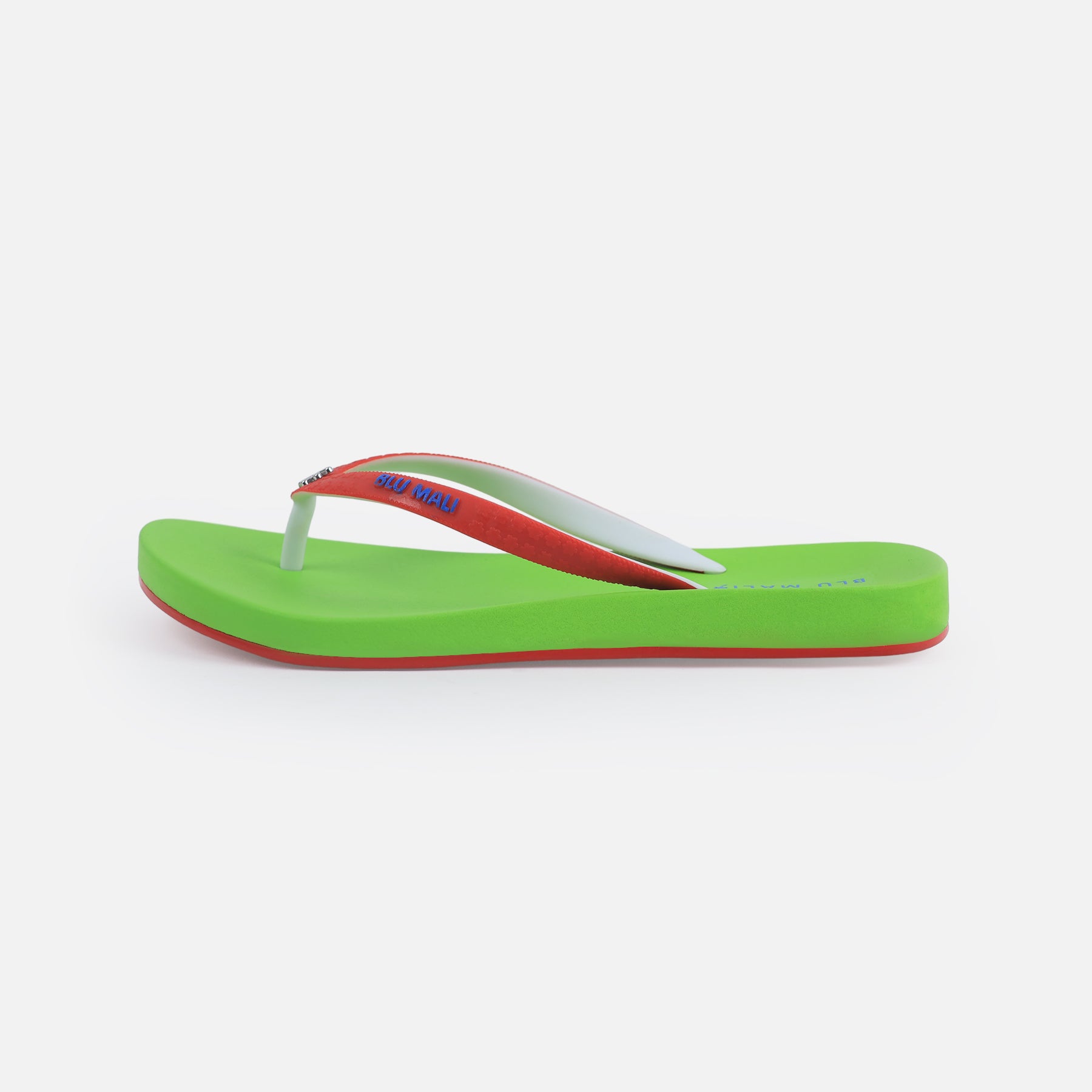 BLU MALI-Women's flip-flops Green/Red