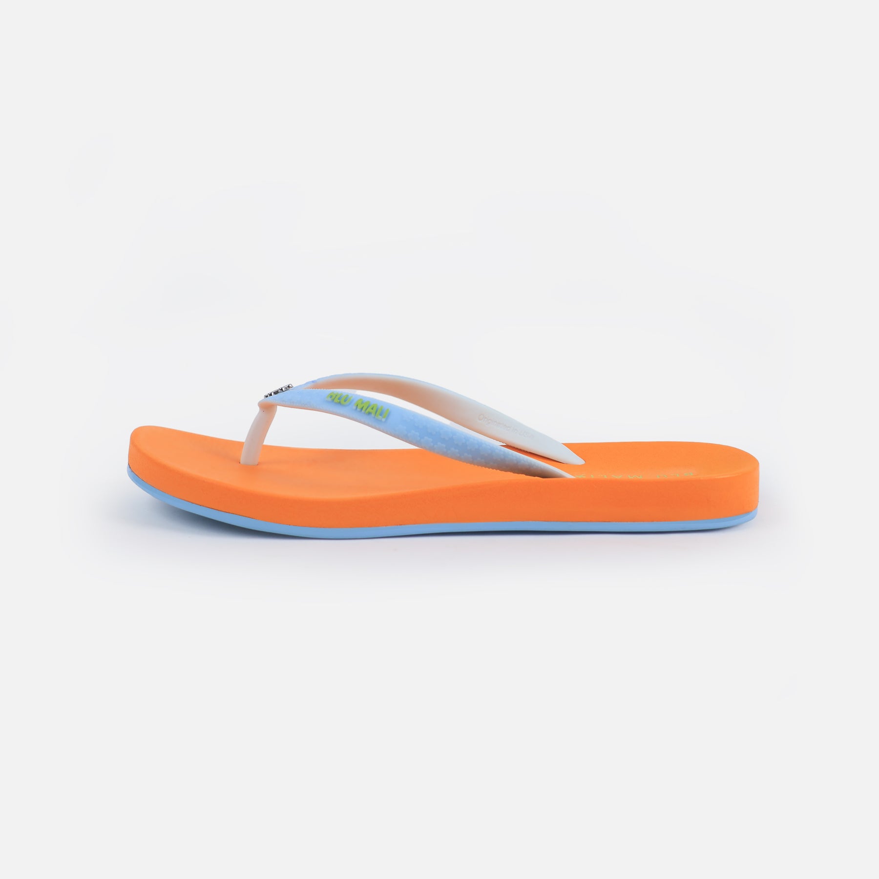 BLU MALI-Women's flip-flops Orange/Blue