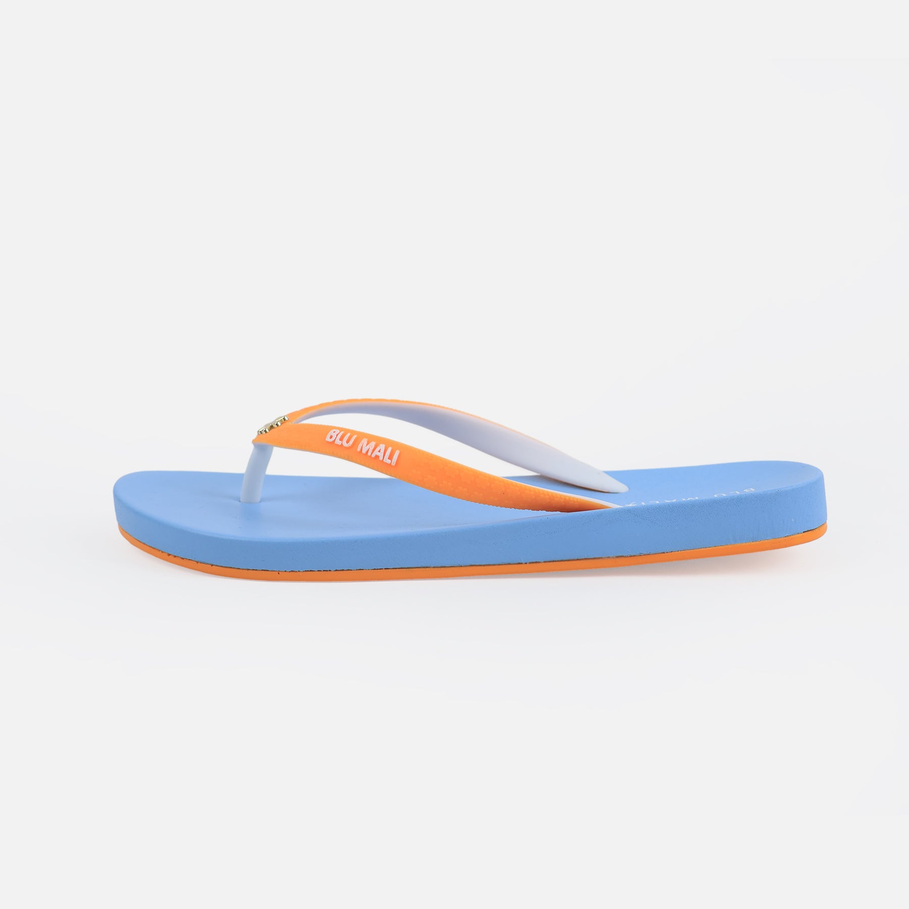 BLU MALI-Women's flip-flops Blue/Orange