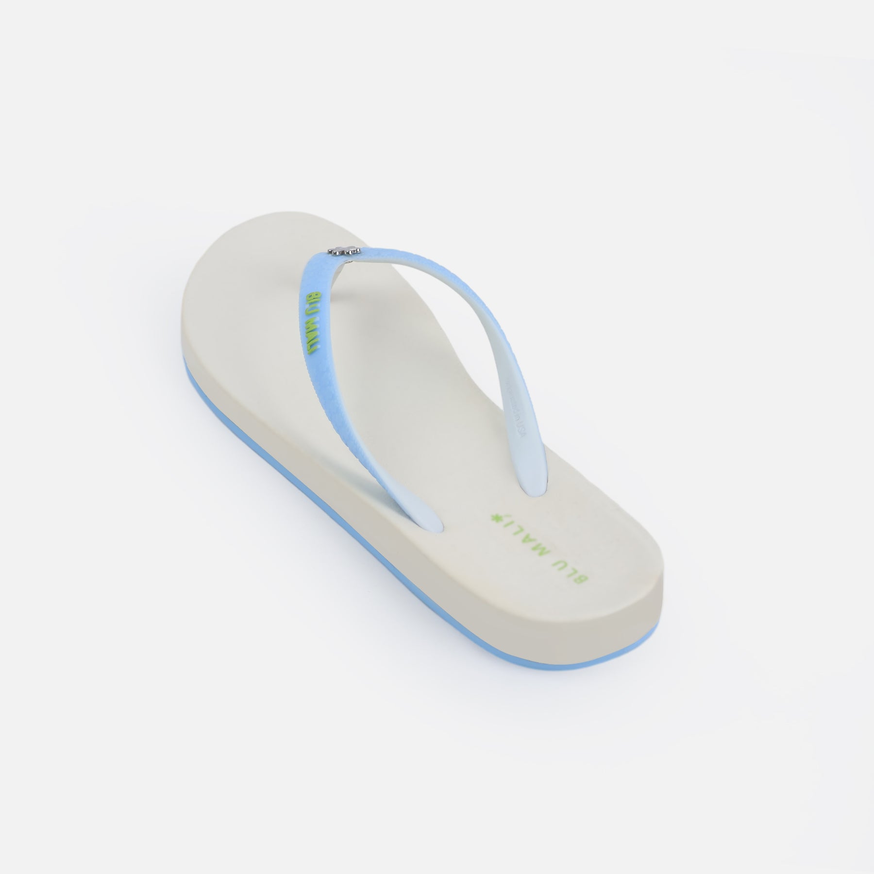 BLU MALI-Women's flip-flops White/Blue