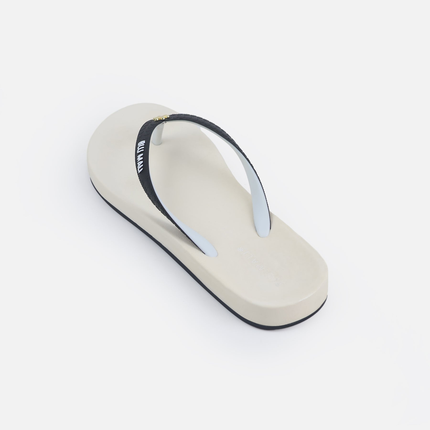 BLU MALI-Women's flip-flops White/Black