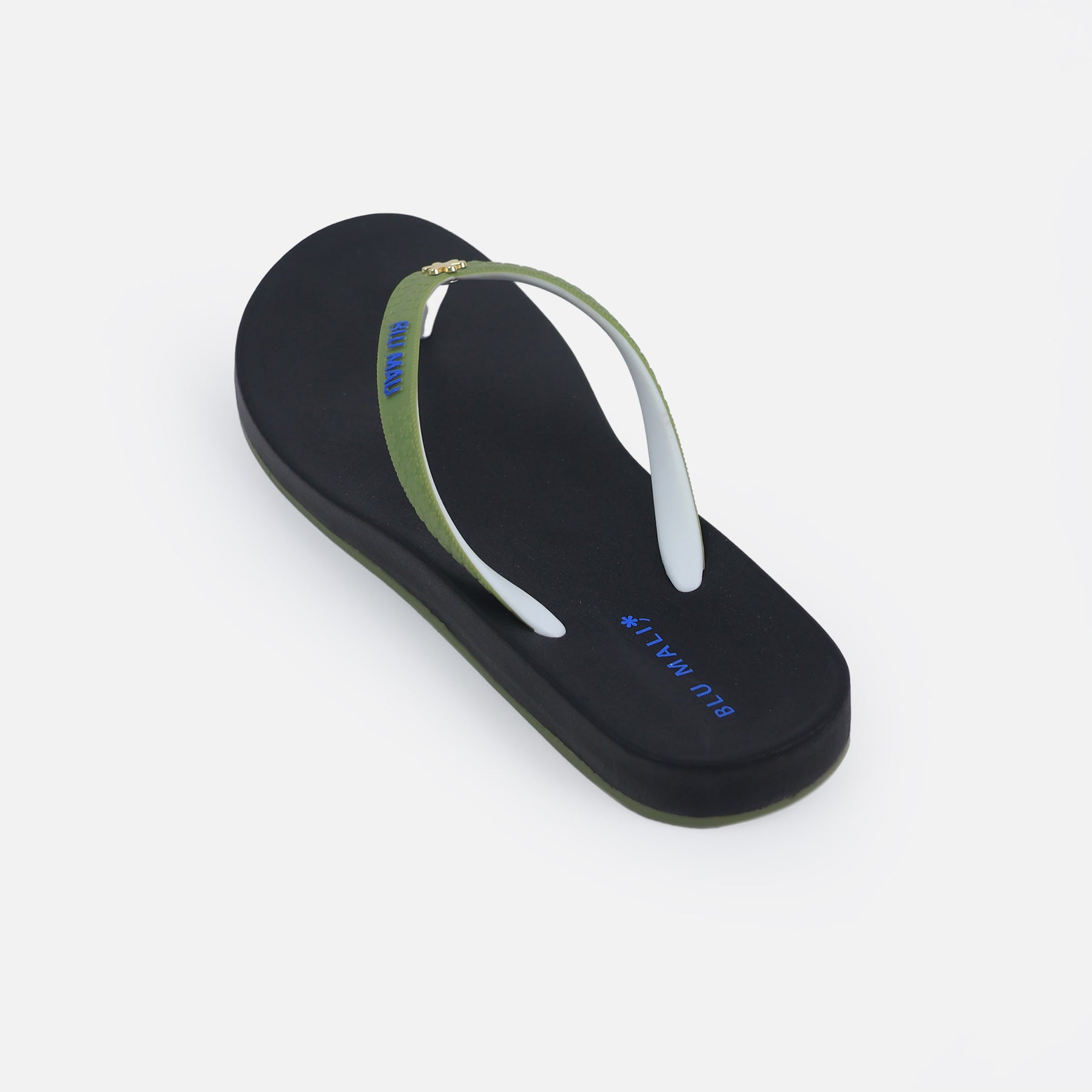 BLU MALI-Women's flip-flops Black/Green