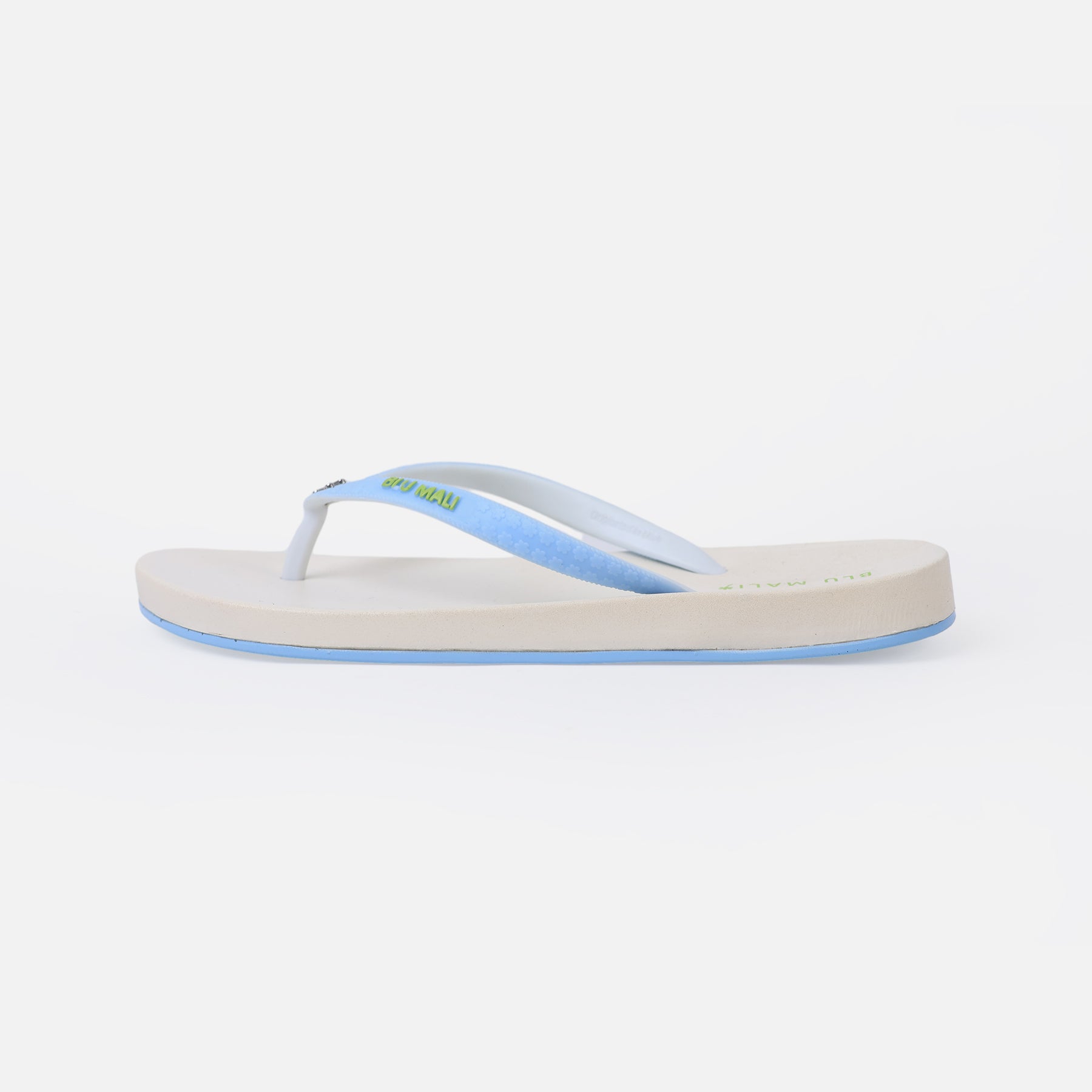 BLU MALI-Women's flip-flops White/Blue