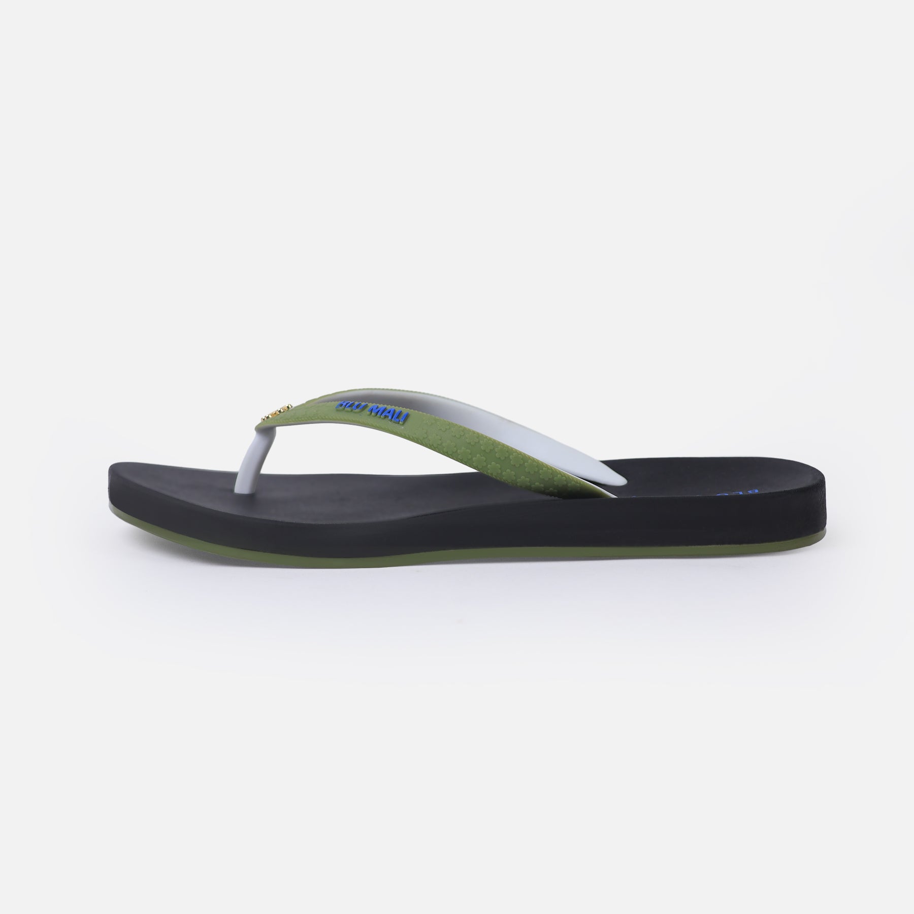 BLU MALI-Women's flip-flops Black/Green