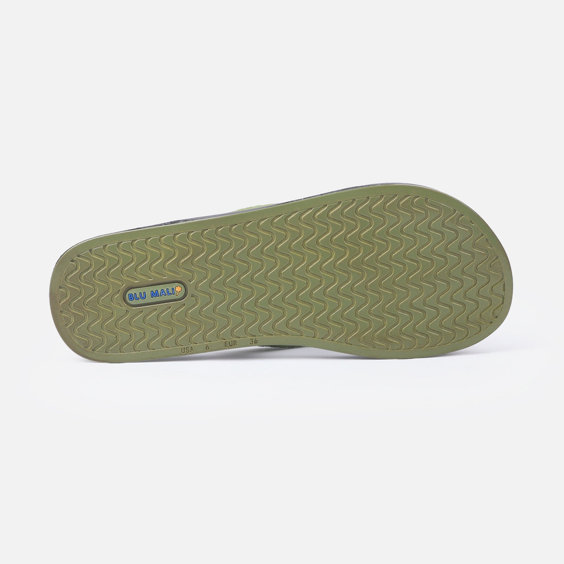 BLU MALI-Women's flip-flops Black/Green